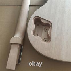 1 Set DIY Electric Guitar Kit Mahogany Body And Neck