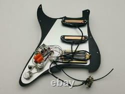 1 Set Dual Rail SSH Guitar Loaded Multitone Pickguard Fit Fender Stratocaster