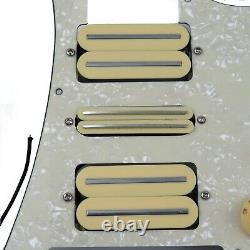 1 Set Guitar HSH Multi Tone Loaded Prewired Pickguard Fit Ibanez Guitars
