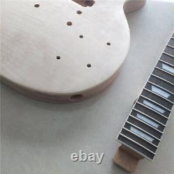 1 Set unfinished Guitar Neck and Body Guitar Kit