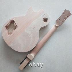 1 Set unfinished Guitar Neck and Body Guitar Kit