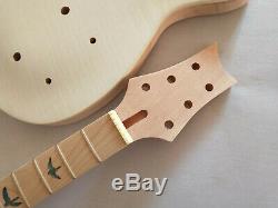 1 set DIY Unfinished electric guitar body and neck for PRS style guitar kit