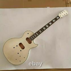 1 set DIY unfinished Guitar Neck and body for LP style guitar kit all hardware