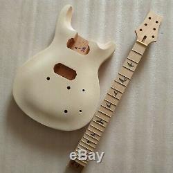 1 set DIY unfinished Guitar Neck and body for PRS style guitar kit
