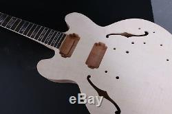 1 set Electric guitar Kit Guitar neck body DIY Electric Guitar Mahogany Rosewood