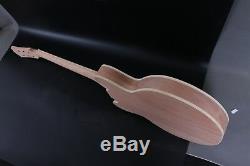 1 set Electric guitar Kit Guitar neck body DIY Electric Guitar Mahogany Rosewood