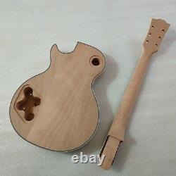 1 set New unfinished Electric Guitar Neck and body for LP style guitar kits