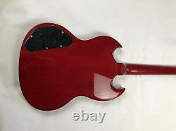 1 set Red finished Guitar Neck and body for SG style DIY guitar kit