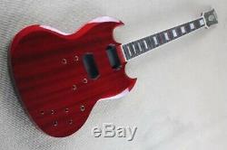 1 set Red finished Guitar Neck and body for SG style guitar kit