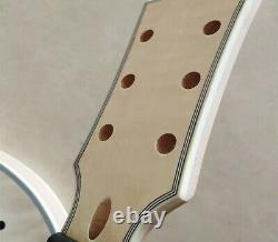 1 set Unfinished Electric Guitar Kit Guitar Neck and Body Mahogany Rosewood part