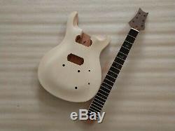 1 set Unfinished electric guitar body with neck parts PRS style guitar kit