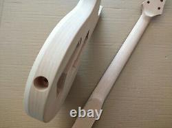1 set Unfinished electric guitar neck and body for PRS style
