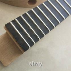 1 set unfinished Guitar Neck and body guitar kit ebony fingerboard