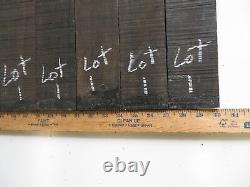 10 PACK SET, GABOON EBONY GUITAR/LUTHIER/FINGERBOARD BLANK 3 x 21 FREE SHIP