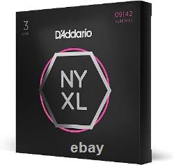 10 Sets D'Addario NYXL0942 Electric Guitar Strings NYXL0942-3P Super Light