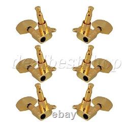 10Sets Electric Acoustic Guitar Machine Heads Tuners Replacement Part Gold