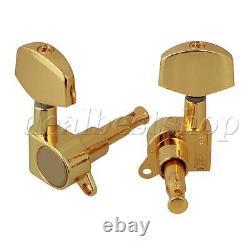 10Sets Electric Acoustic Guitar Machine Heads Tuners Replacement Part Gold
