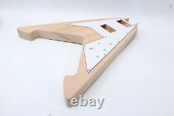 1Set Electric Guitar Kit 22 Fret Guitar Neck Rosewood Fretboard Guitar Body DIY