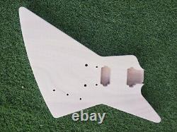 1Set Guitar Guitar neck 22 Fret Guitar Body Banana Head Dot Inlay Set in Kit DIY