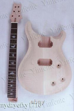 1Set Guitar Kit DIY Guitar Neck 22fret 24.75inch Maple Guitar Body Set in Heel