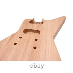 1Set Guitar Kit Guitar Body Mahogany 22fret Guitar Neck Rosewood Fretboard dot