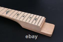 1Set Guitar Kit Guitar neck 22fret Guitar Body quilted Maple Set in Heel DIY