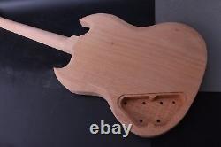 1Set Guitar Kit Mahogany Guitar Body Guitar Neck 22fret 24.75inch SG Style