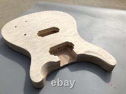 1Set Guitar Kit Mahogany Wood guitar body Gautar neck 24Fret Dot Inlay