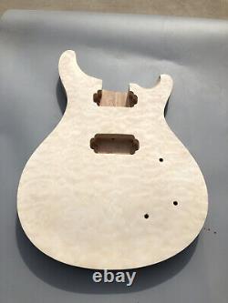 1Set Guitar Kit Mahogany Wood guitar body Gautar neck 24Fret Dot Inlay
