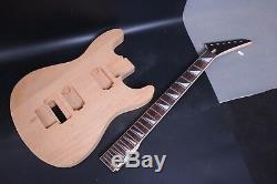 1Set Mahogany Guitar Body+Maple Guitar Neck Diy Electric Guitar Project
