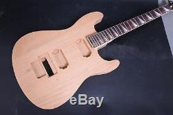 1Set Mahogany Guitar Body+Maple Guitar Neck Diy Electric Guitar Project