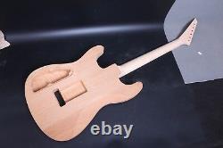 1Set Unfinished Mahogany Guitar Body+Guitar Neck 24Fret 25.5inch