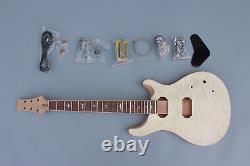 1set DIY electric guitar kit prs style mahogany body unfinished Hardwares Parts