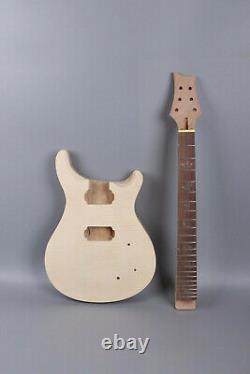 1set Electric Guitar Kit DIY Electric guitar Unfinished Guitar Neck Guitar Body