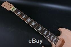 1set Electric Guitar Kit Guitar Neck Body 22Fret 24.75inch SG Electric Guitar