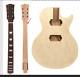 1set Electric Guitar Kit Guitar Neck Guitar Body Mahogany Maple Unfinished Parts
