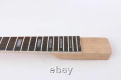 1set Electric Guitar Kit Mahogany Guitar Neck Body Binding Rosewood Fretboard
