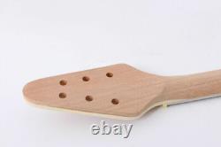 1set Electric Guitar Kit Mahogany Guitar Neck Body Binding Rosewood Fretboard