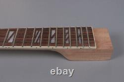 1set Electric Guitar Kit Mahogany Maple Cap Guitar Body Neck 22fret 24.75 in 339