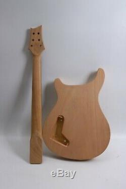 1set Guitar Kit 22fret guitar neck Body Maple DIY Electric Guitar Maple Rosewood