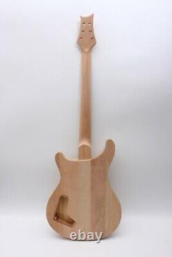 1set Guitar Kit Guitar Neck 22fret Guitar Body Mahogany Maple wood DIY Guitar