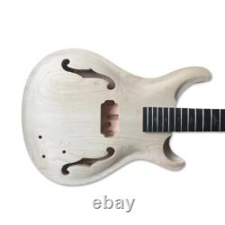 1set Guitar Kit Mahogany Maple Cap Guitar Body 22 Fret Guitar Neck