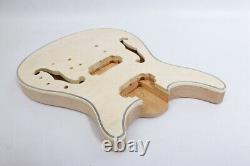 1set Guitar kit Guitar Neck 22fret Mahogany Maple Guitar Body Bird Inlay Binding