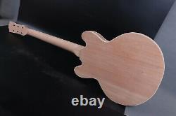 1set Guitar kit Mahogany guitar neck 22fret 24.75inch Guitar Body Set in heel