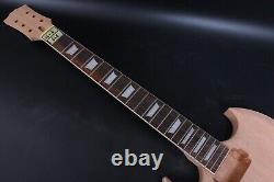 1set Mahogany Guitar Kit Guitar Body Neck 22 Fret Rosewood Fretboard DIy SG
