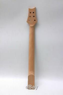 1set electric guitar Kit 22 fret Guitar neck Body Maple Mahogany Unfinished DIY