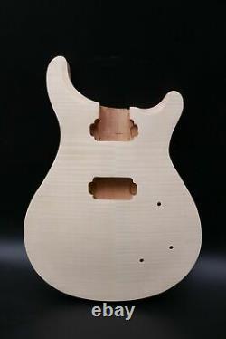 1set electric guitar Kit Guitar Neck Body Maple Mahogany Wood 22fret 24.75inch