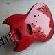 1set Finished Electric Guitar Body With Neck Sg Style Electric Guitar