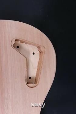 1set guitar Kit Guitar neck 22fret 24.75inch Guitar Body Solid wood Maple Cap