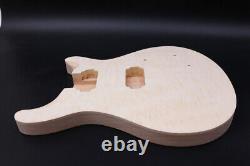 1set guitar kit 22fret guitar neck quilted maple guitar body set in heel DIY